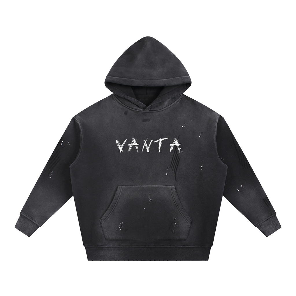 Vintage Washed Fleece Hoodie